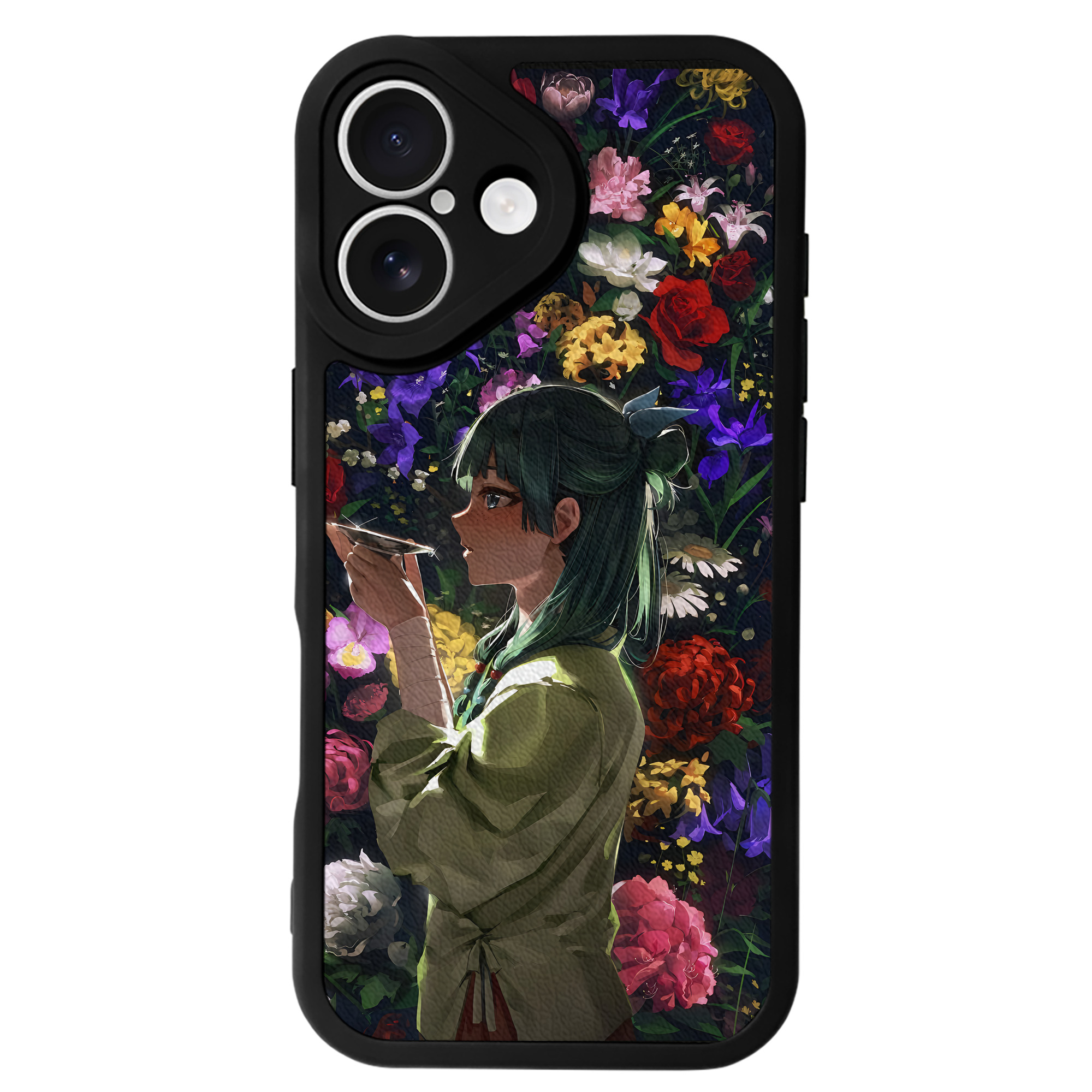 （画像用） 薬屋のひとりごと The Apothecary Diaries 【iPhone 16シリーズ対応】シリコンスマホケース（レザー調） 材質：シリコン